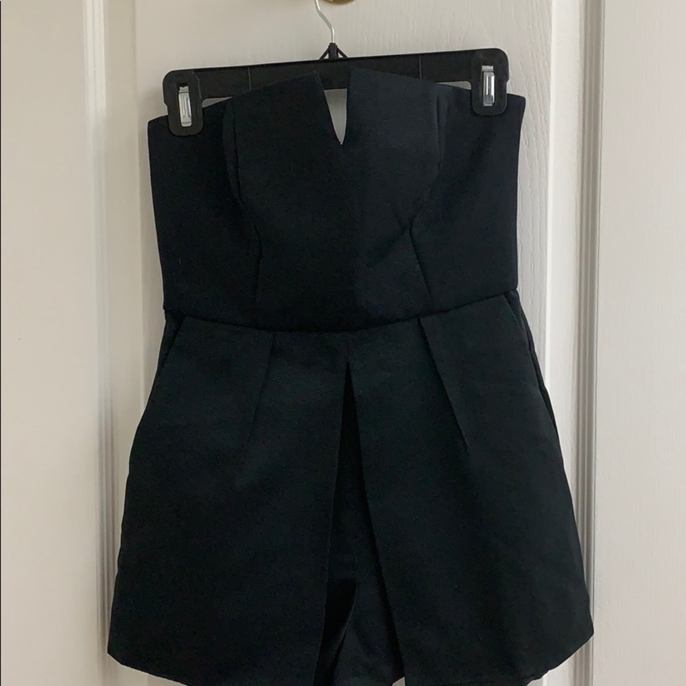 Topshop Black Mini Romper